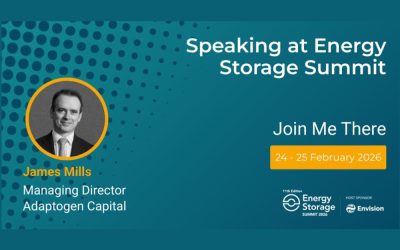 Adaptogen Capital at the Energy Storage Summit 2026